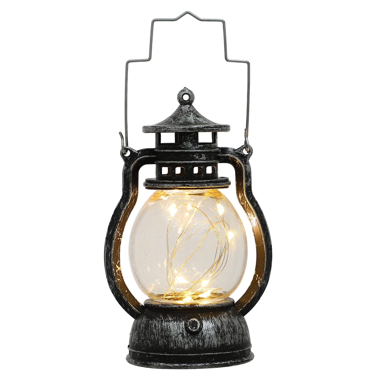 Portable Camping Light Vintage LED Lantern Tent Lamp Handheld Horse Lantern