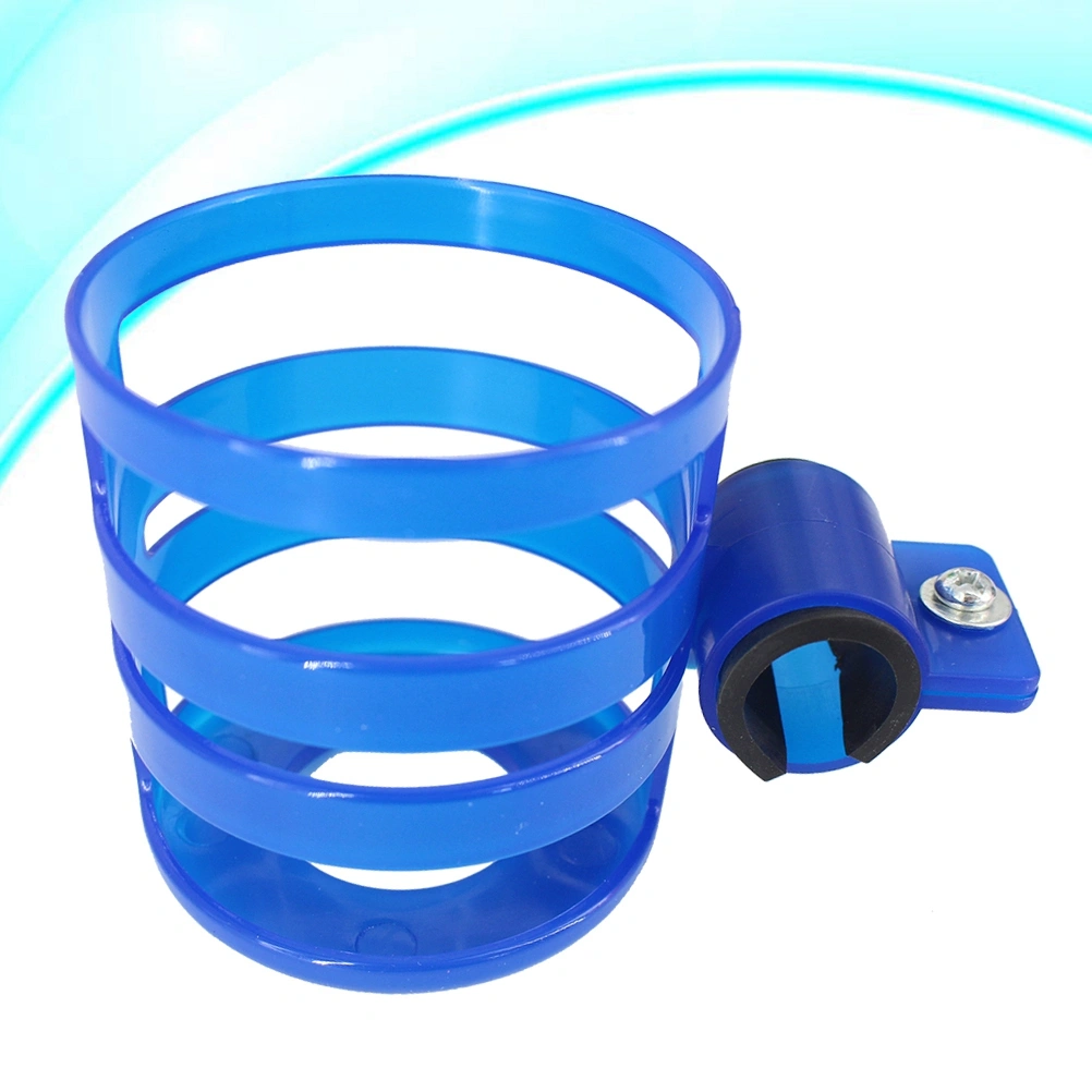 Stroller Cup Holder Drink Holder Water Bottle Holder Rack Cage for Stroller (Blue)