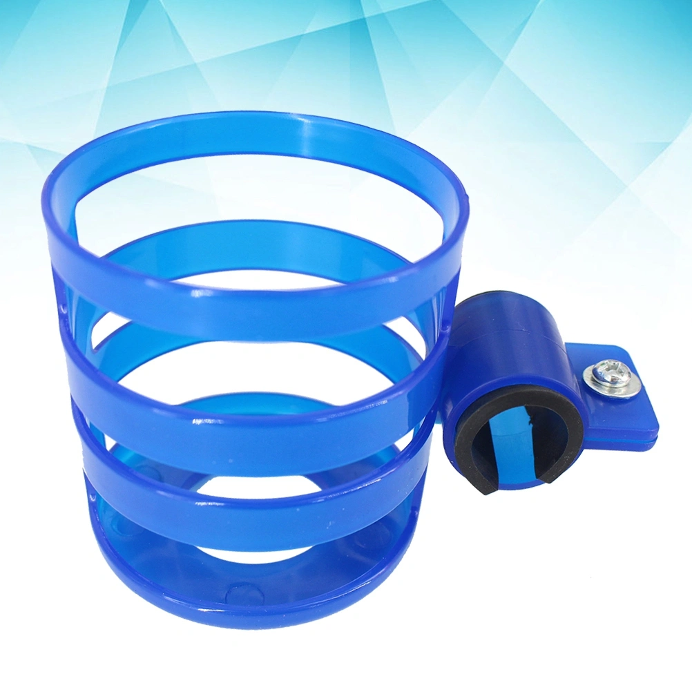 Stroller Cup Holder Drink Holder Water Bottle Holder Rack Cage for Stroller (Blue)
