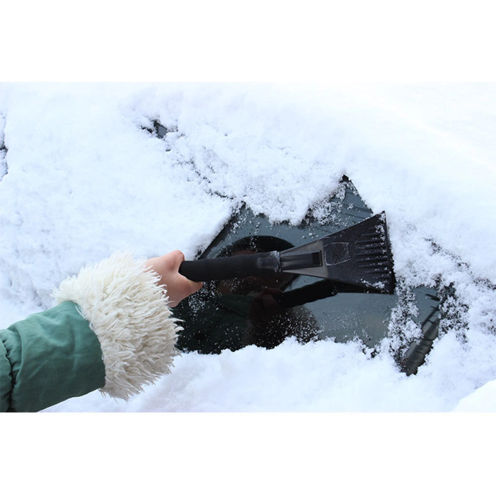 Snow Ice Scraper Removal for Car with Handle Heavy-duty Frost and Snow Removal for Car Windshield and Window (Random Color)