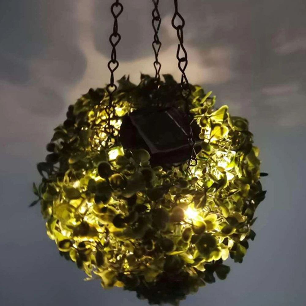 Grass Ball Solar Light Garden Yard Hanging Light LED Light Control Lamp