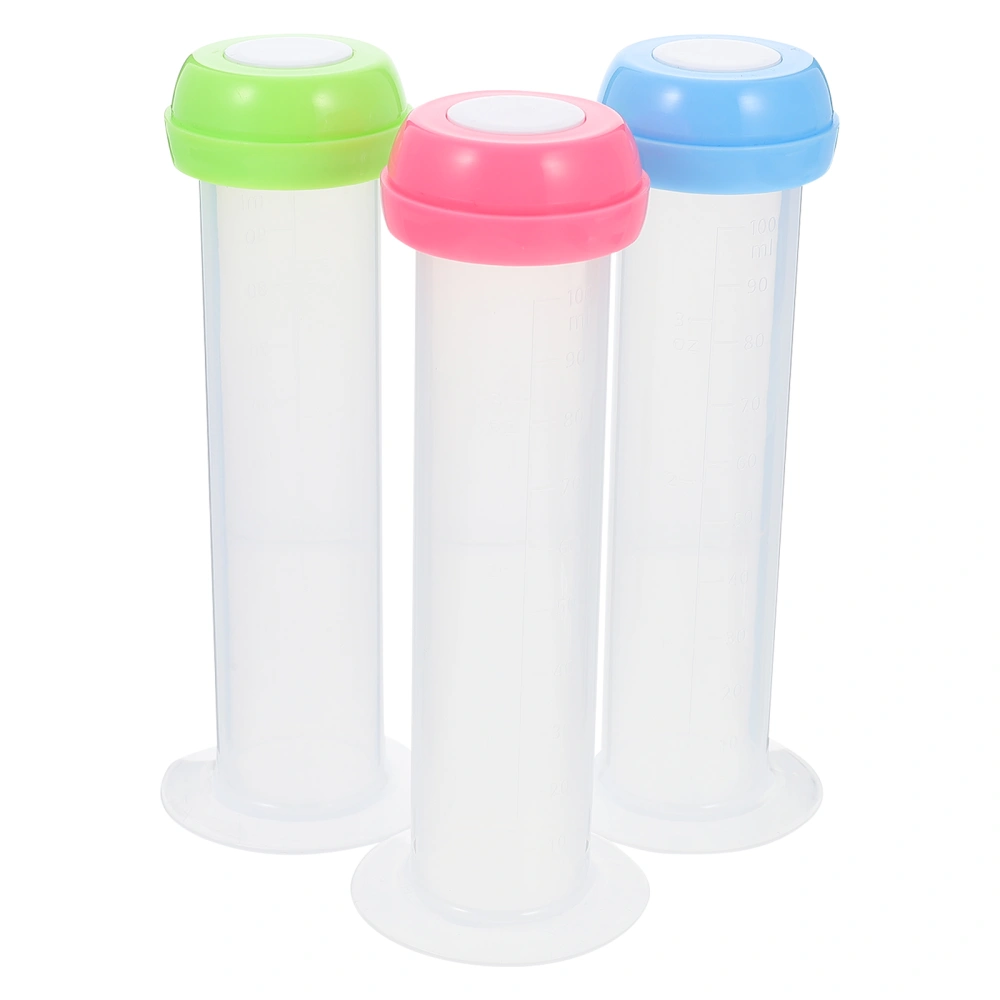 3pcs Baby Milk Bottles Breast Milk Storage Bottles Baby Milk Storage Containers