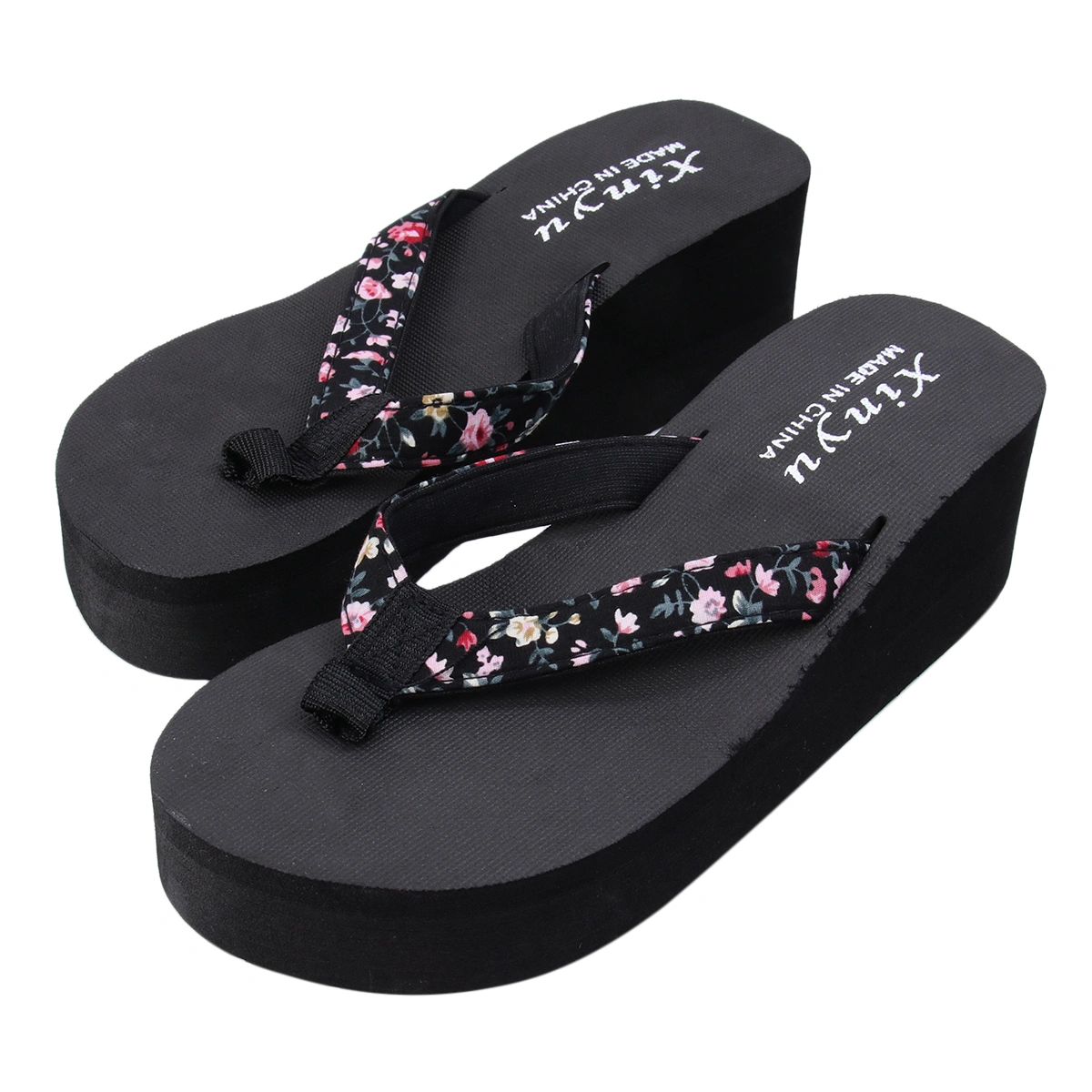 Slipsole Slippers Summer Antiskid Seaside Thickened Shoe Sole Cool Slippers for Woman (38 Yard)