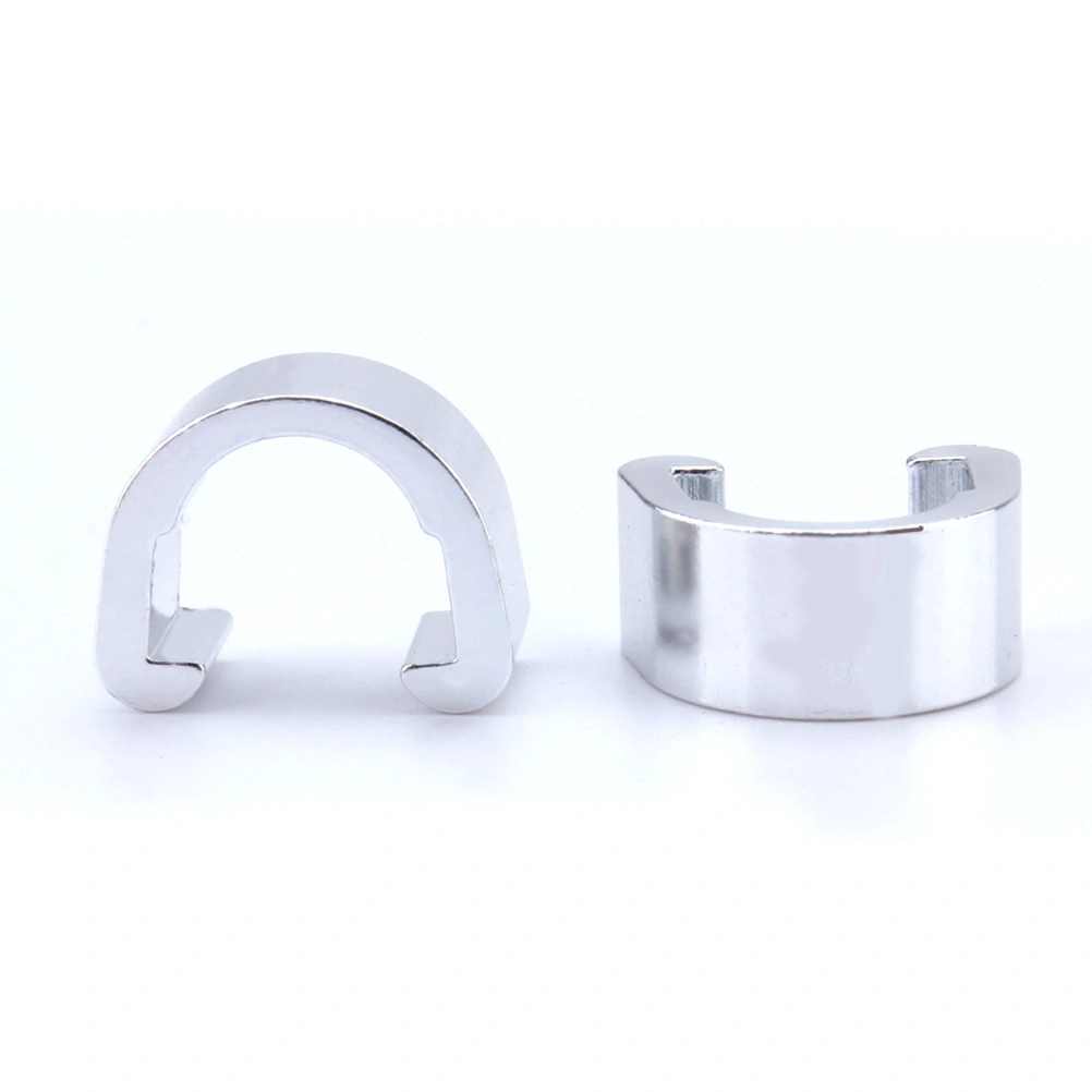10PCS Wire Clamps Tubing Clips Mountain Bike C Shaped Buckle Bike Line Pipe Fixing Pipe Clamp Line Clips Bike Brake Line Buckle (Silver)