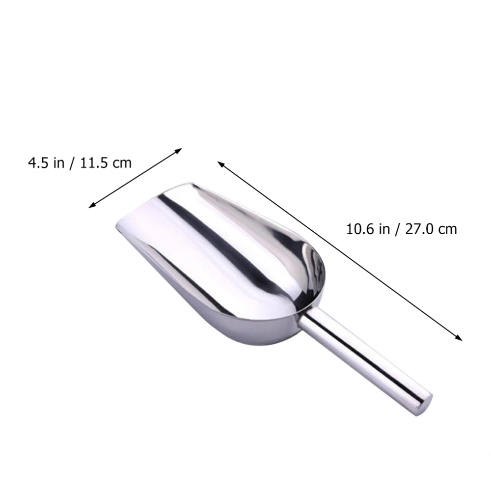 Stainless Steel Ice Cube Scoop Multipurpose Food Scoop Kitchen Flour Scoop