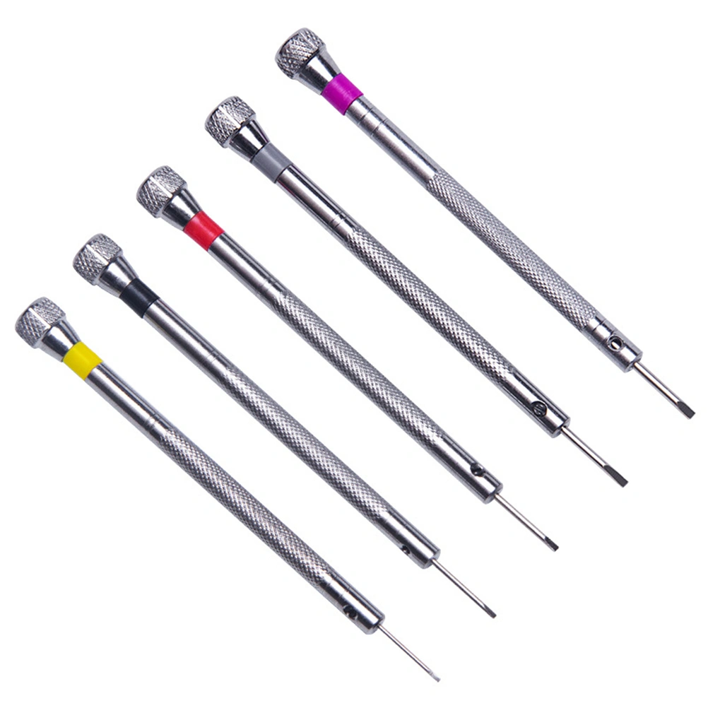5pcs Watch Repair Eyeglasses Repair Screwdriver Jewelry Work Electronics Repair Tool