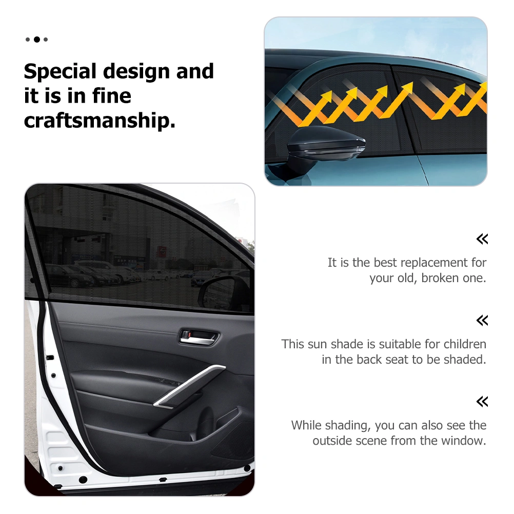1 Set Car Sun Shade Window Blind Baby Window Shade Car Window Cover For Auto