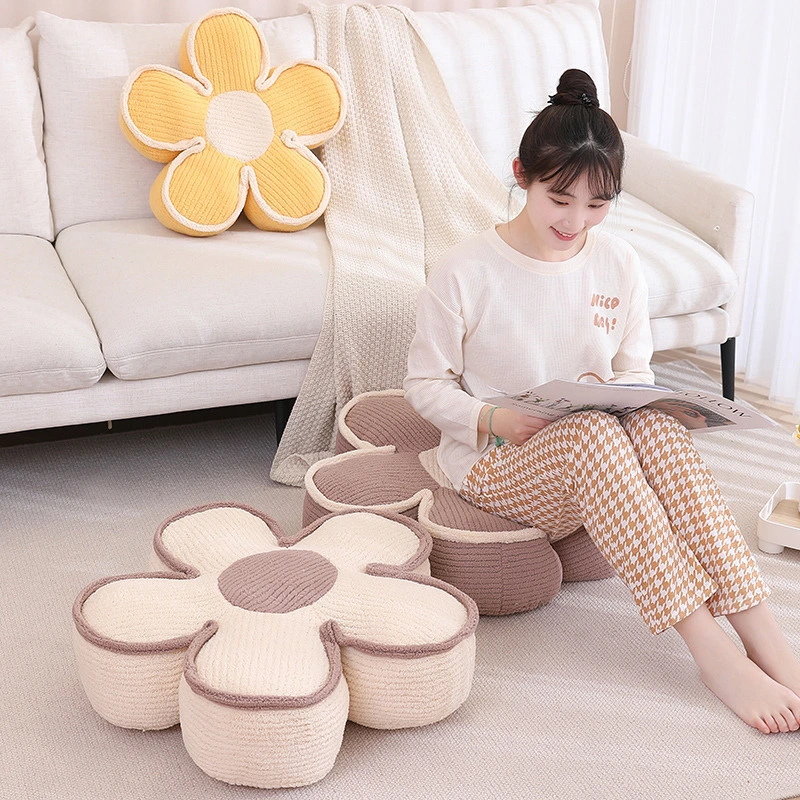 Futon Cushion Flower Tatami Thick Cushion