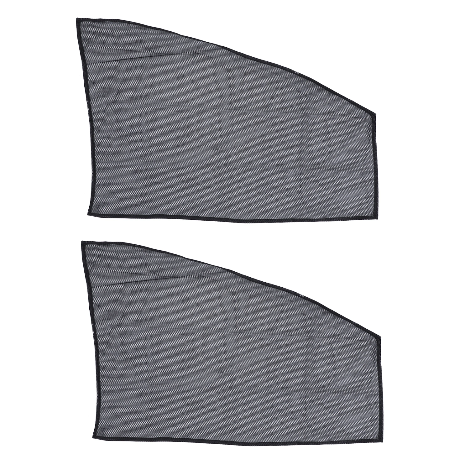 2 Pcs Durable Car Window Blinds Practical Folding Car Sun Shades (Black)