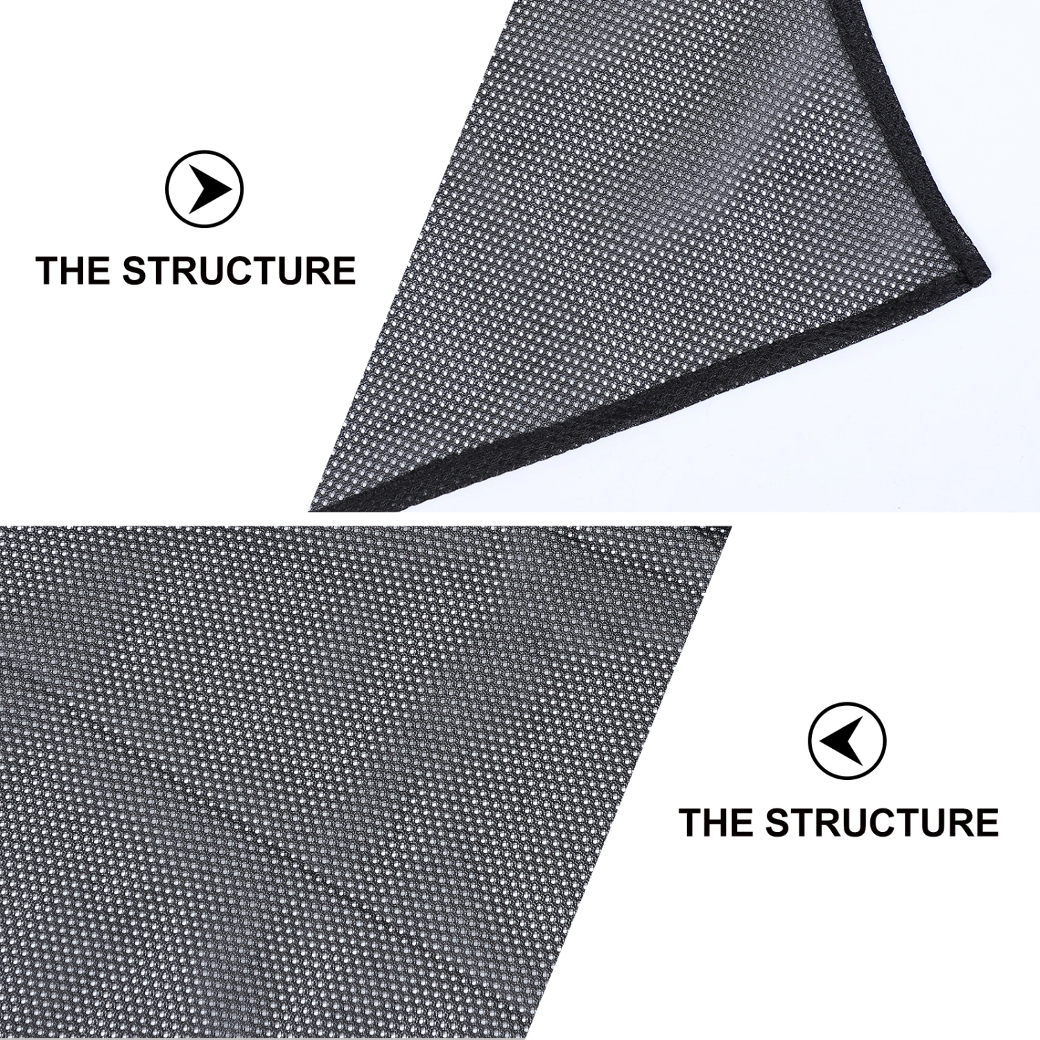2 Pcs Durable Car Window Blinds Practical Folding Car Sun Shades (Black)