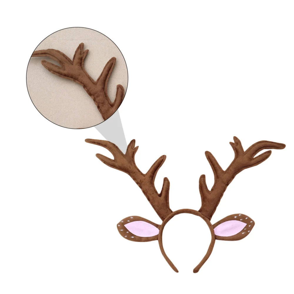 Antler Christmas Hair Clasp Xmas Hair Christmas Decorative Headpiece