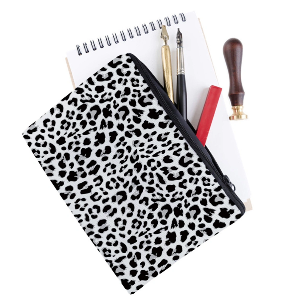 1Pc Hand Bag Women Storage Bag Leopard Storage Pouch Cosmetic Bag Girl Bag