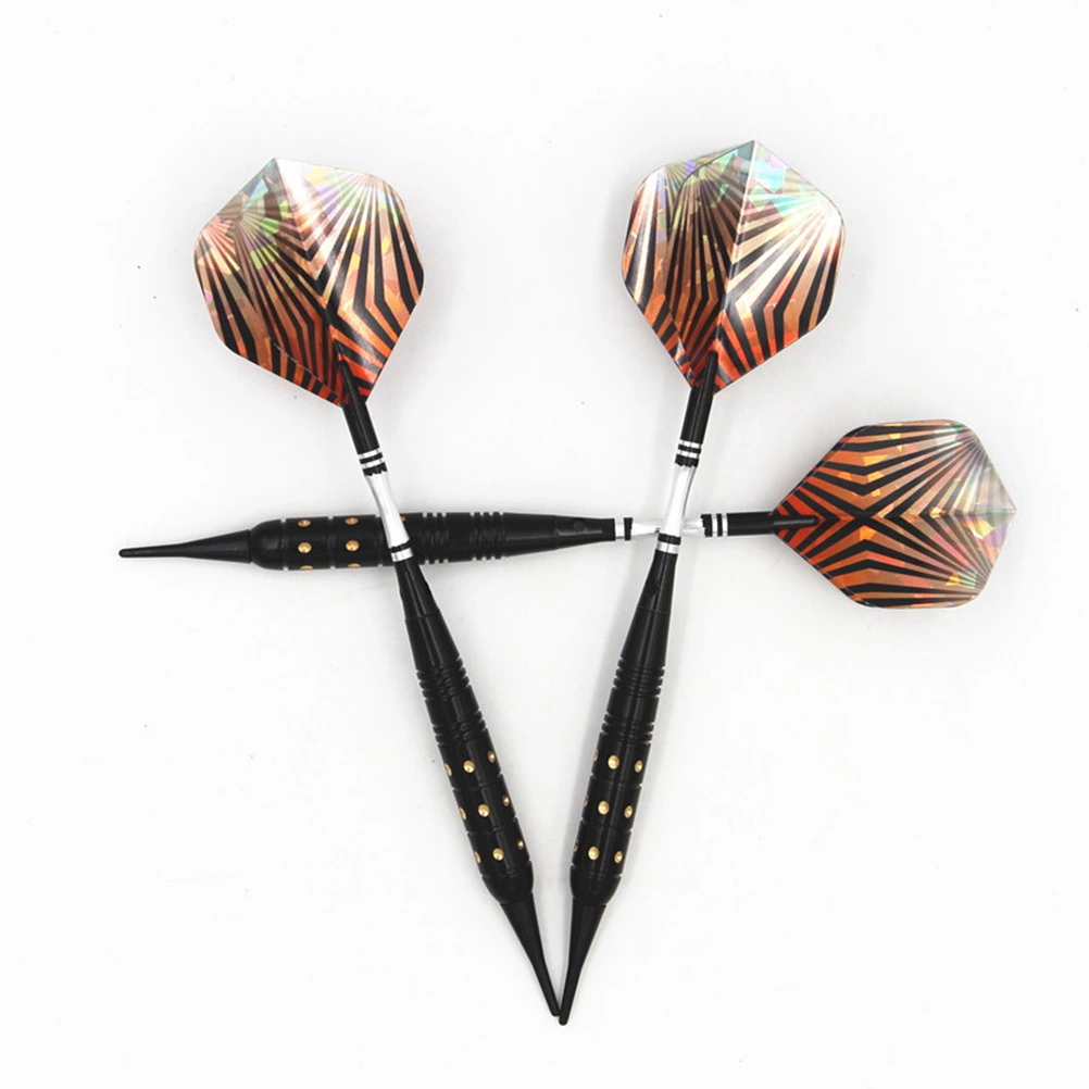 6 Pcs Copper Darts Set Kit Professional Needle Tipped Dart Safe Shafts Standard Flights with Flight Protector for Dartboard