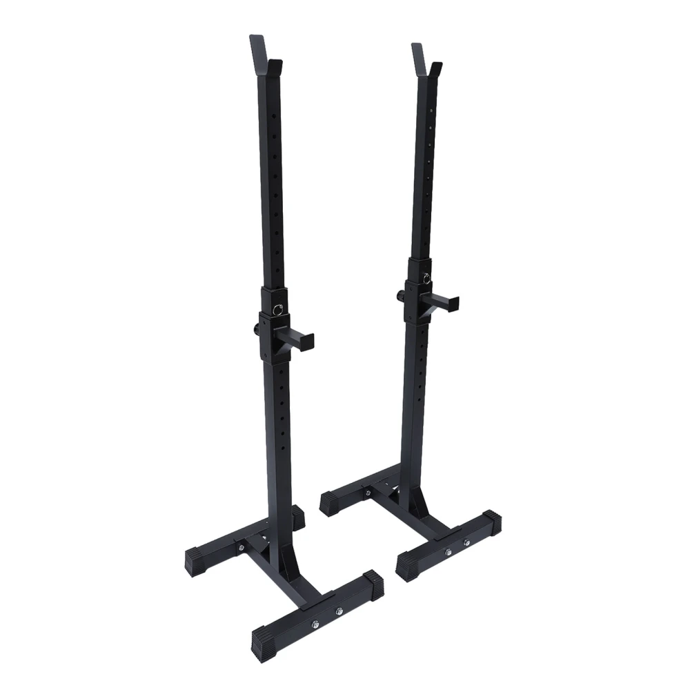 1 Pair Squat Rack Barbell Rack Bench Press Squat Equipment Fitness Equipment Black