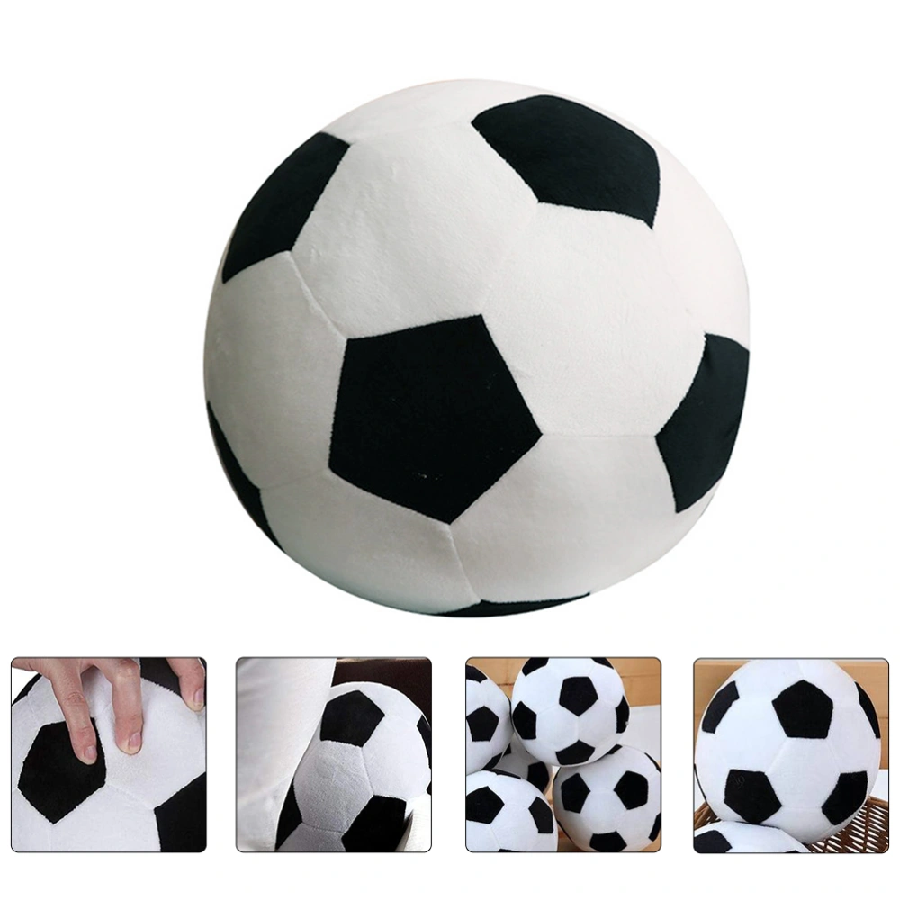 1Pc Creative Football Shaped Plush Toy Cartoon Football Plaything Stuffed Toy