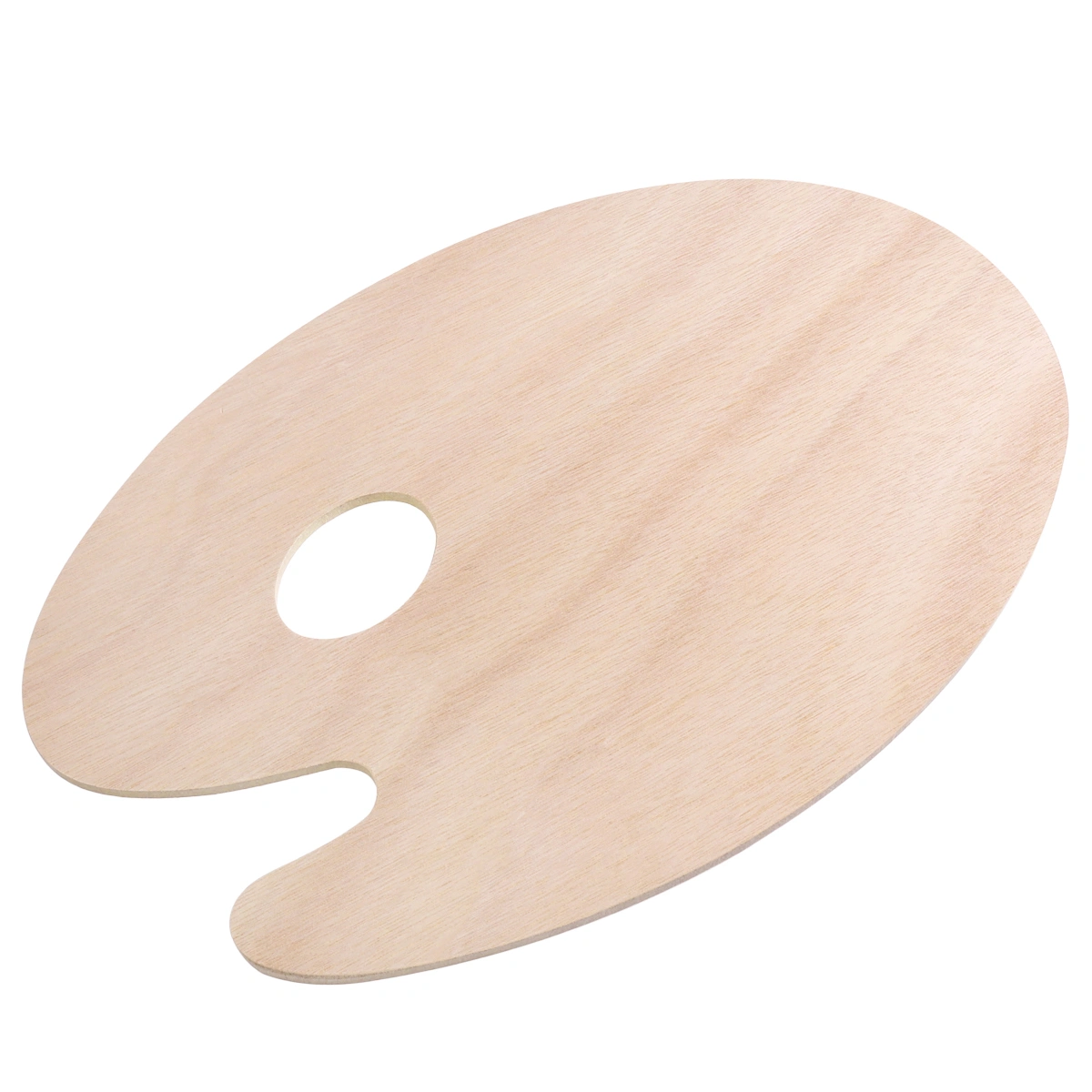 ULTNICE Oval Shaped Wooden with Comfortable Thumb Hole for Acrylic Watercolor and Oil Paints