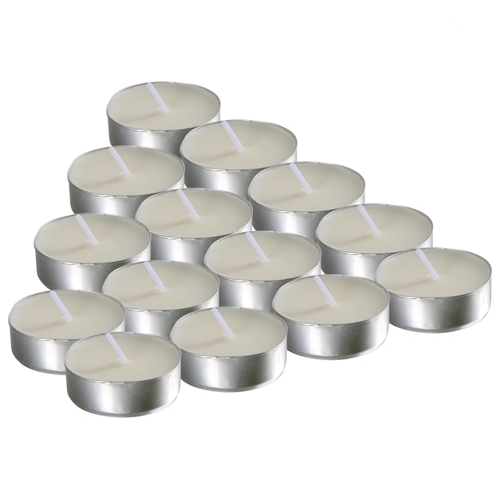 10pcs/Lot Small Size Wide scented Party Wedding Tea Light Candles (White)