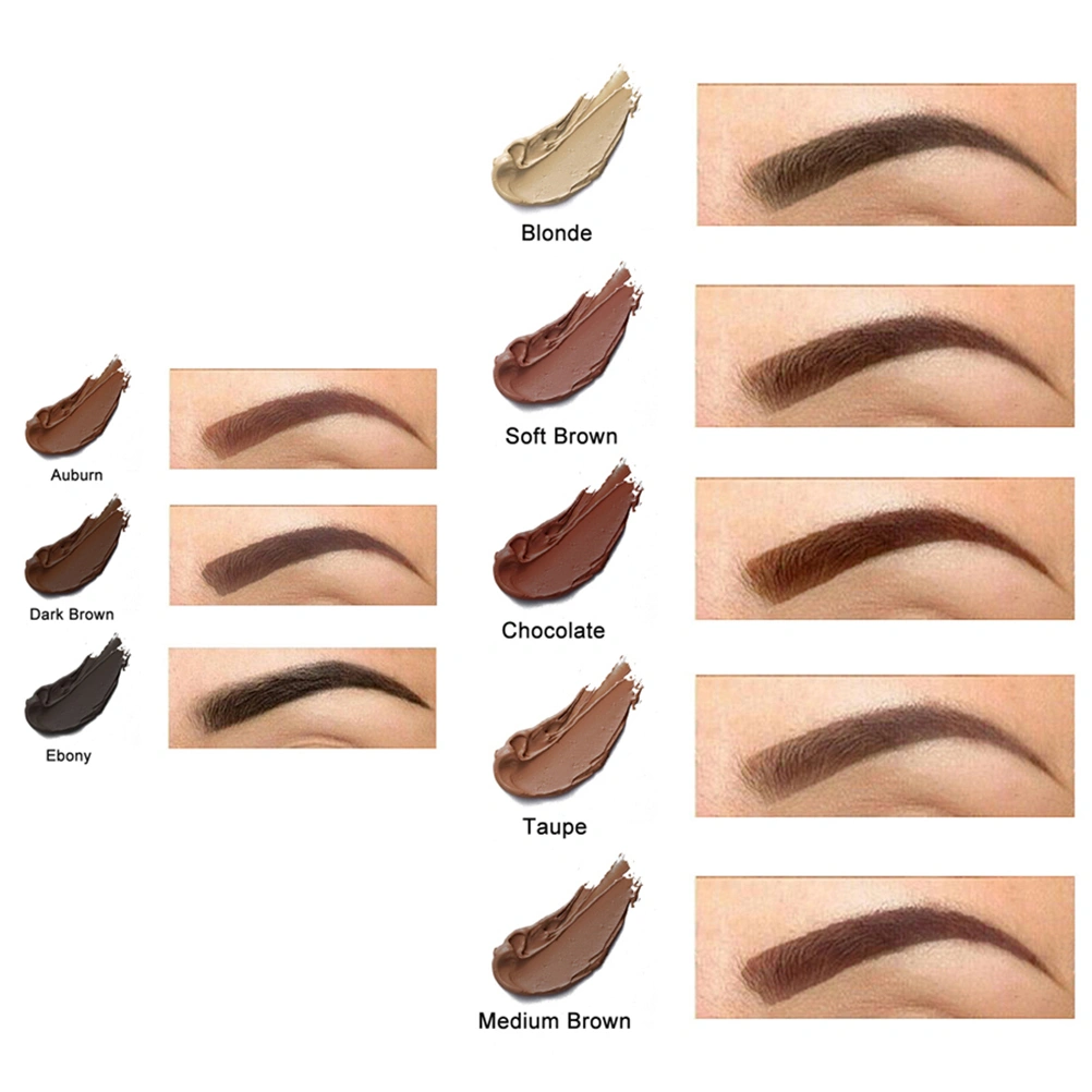 Waterproof Long Lasting Eyebrow Tinting Gel Eye Brow Dye Cream for Makeup (Taupe)
