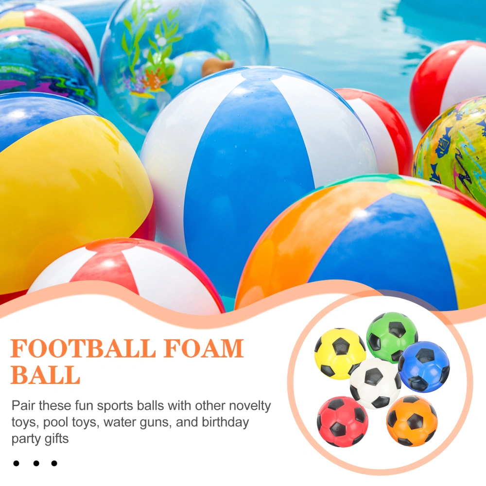 12Pcs Toddler Soccer Children Foams Soccer Kids Ball Toys Fake Soccer Lifelike Footballs