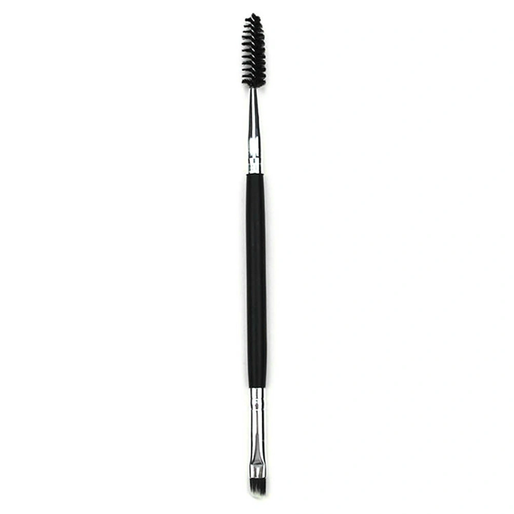 3pcs Eyebrow Brush Professional Eyebrow Paint Brush Spiral Eyelash Brush Makeup Eyebrow Brush Wooden Handle for Women (Black)