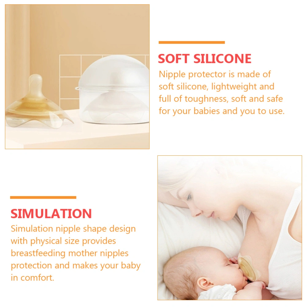 Protector Silicone Extender for Breastfeeding with Storage Box