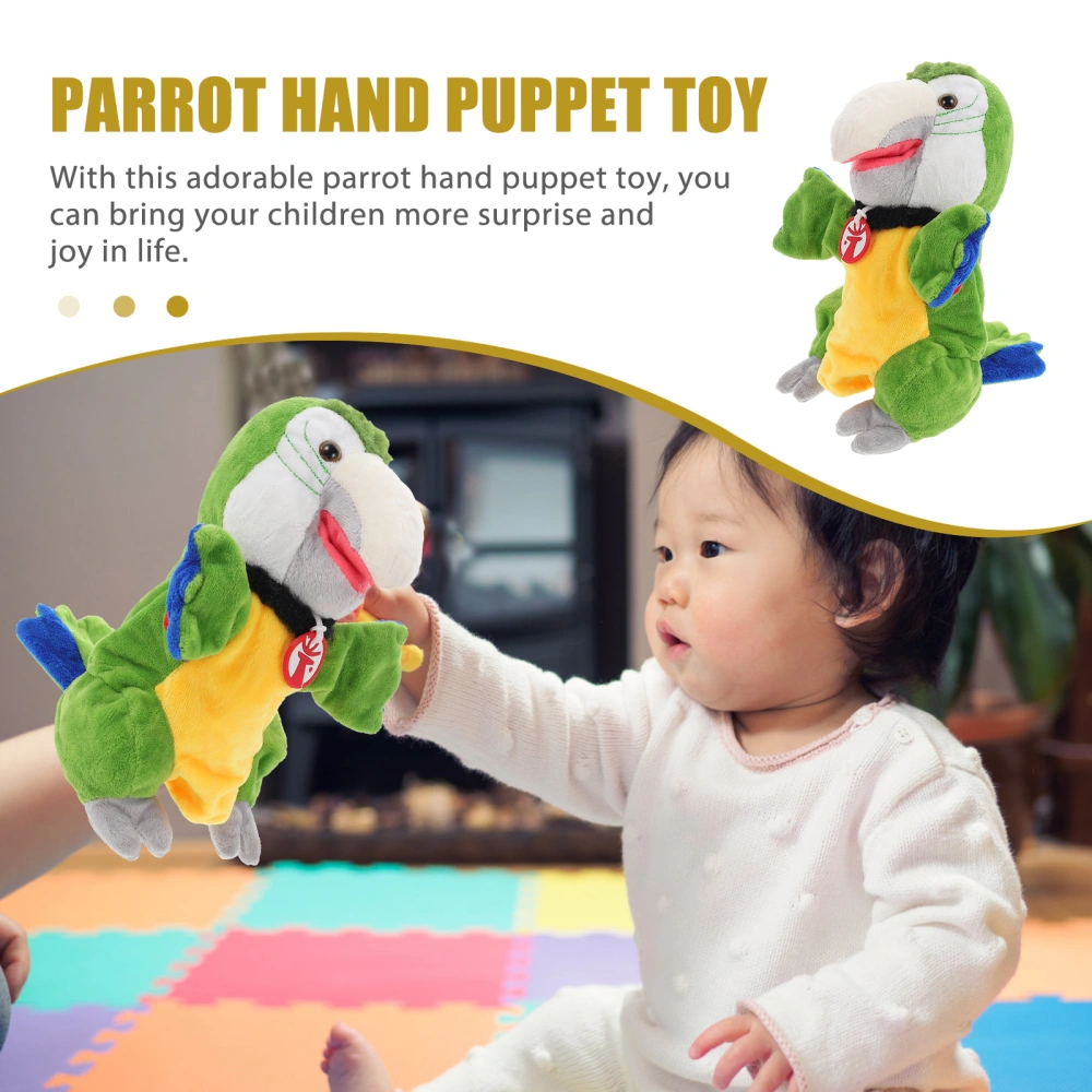 Hand Puppet for Kids Parrot Hand Puppet Cartoon Animals Hand Puppet Toddler Educational Toy