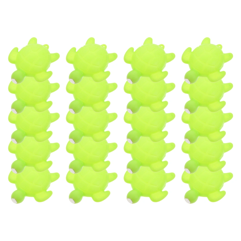 20Pcs Magnetic Turtle Bait Playthings Children Playthings Fishing Game Accessories