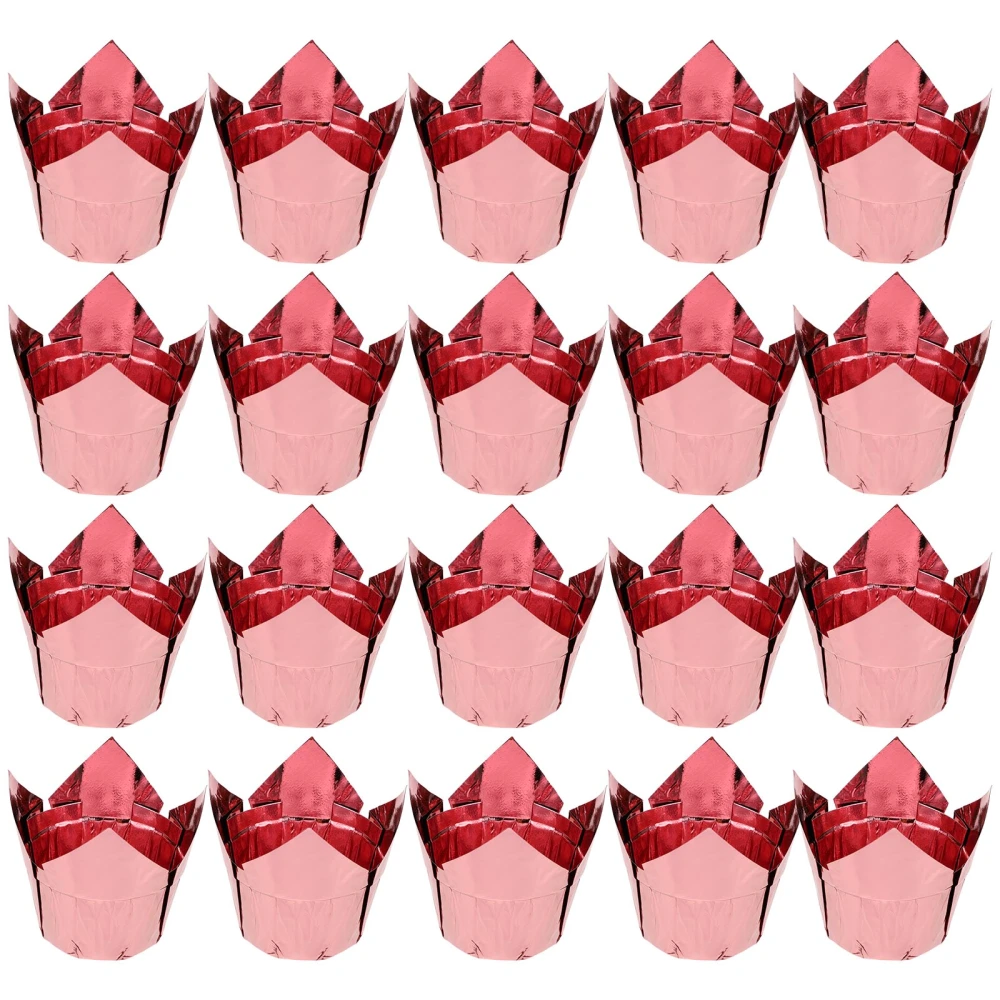 50pcs Cupcake Cases Disposable Muffin Cups Paper Cups Cupcake Baking Cups