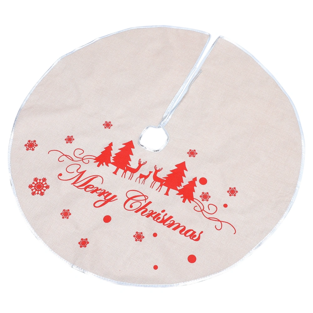 Christmas Tree Mat Skirt Christmas Tree Apron Xmas Tree Skirt Ornament