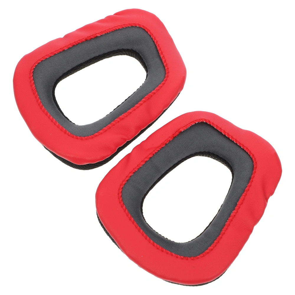 Pair of Replacement Breathable Mesh Headphones Earpads Ear Pads Ear Cushions for G35 G930 G430 (Red+Black)