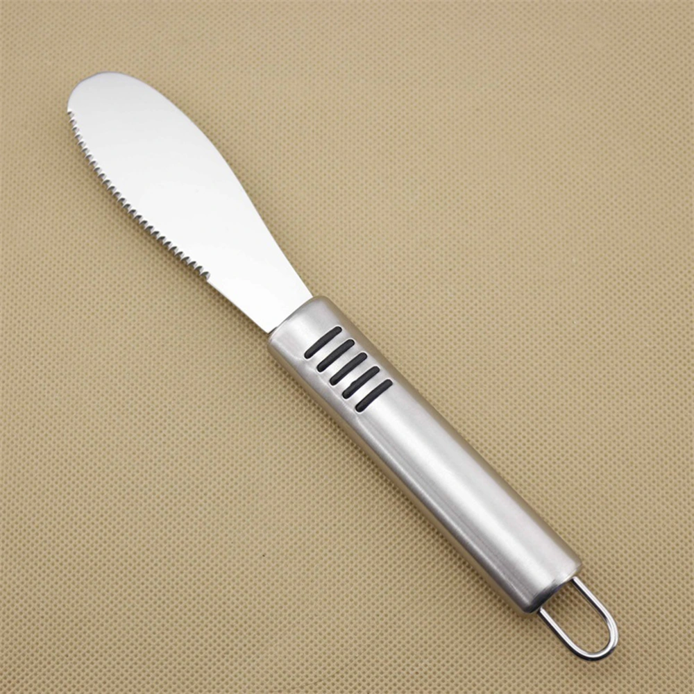 6pcs Stainless Steel Butter Cream Spreaders Pastry Cheese Jam Knives Cake Decorating Tableware Baking Tools (Silver)