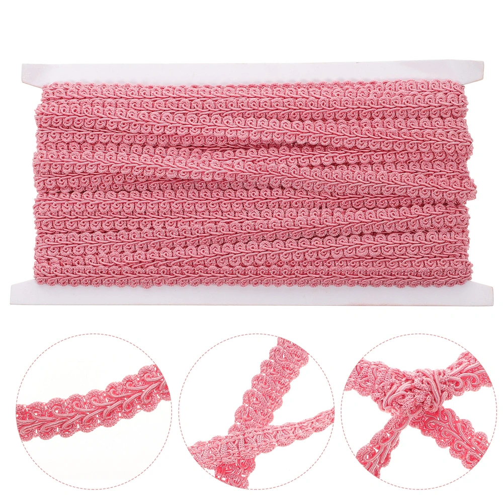 1 Roll  Curtain Trim Ribbon DIY Polyester Braid Trim Pelmet Garment Edging