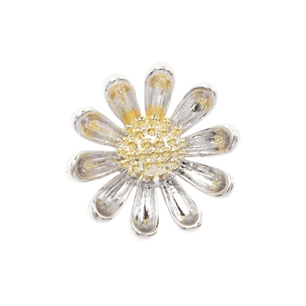 Mini Daisy Brooch Flower Collar Pin Brooch Fashion Shirt Accessories for Woman Lady