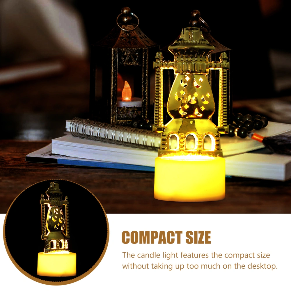 1 Set Ramadan Candle Lamp Festival LED Candle Light Festival Scene Decor