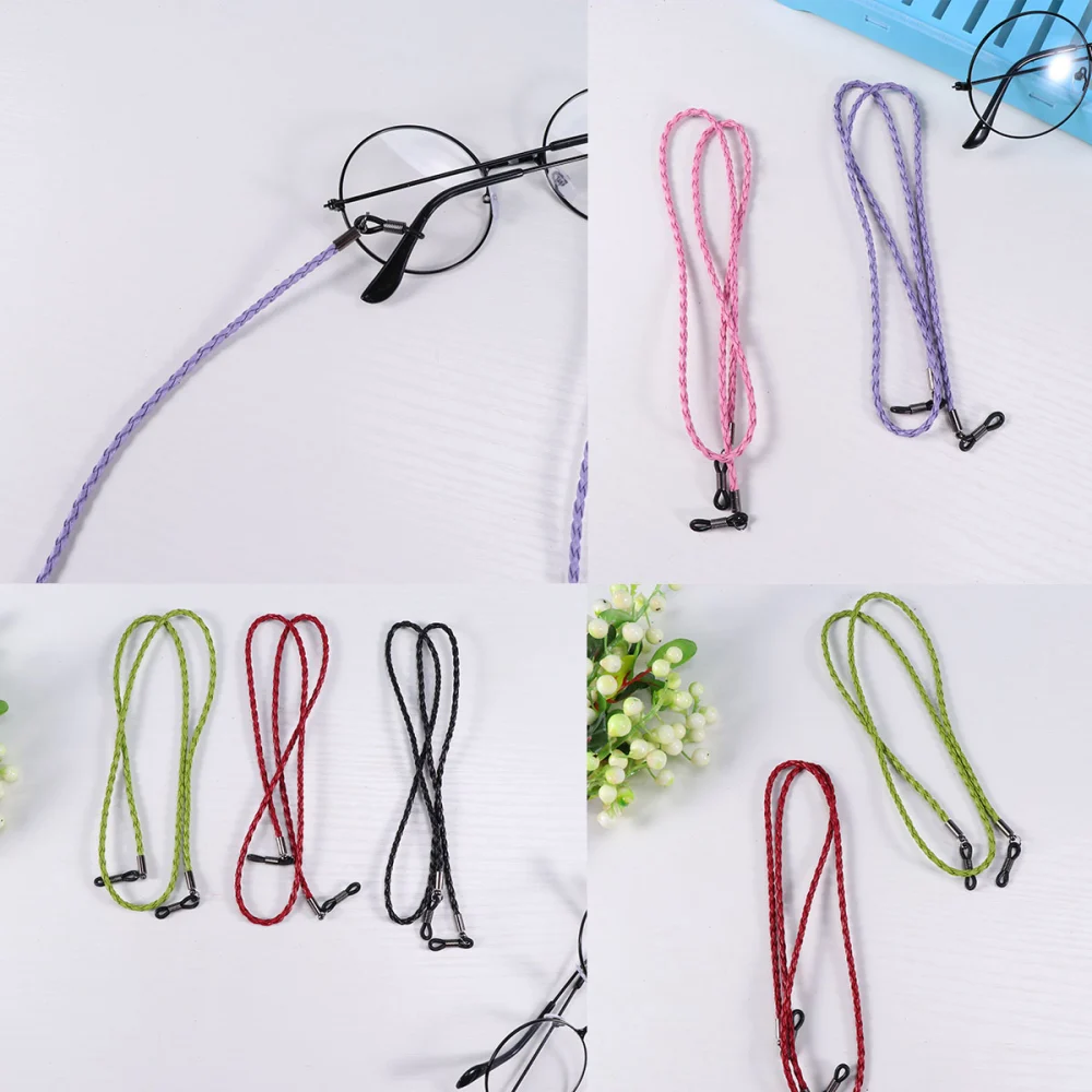 6pcs Eyeglasses Strap Holder Skid Resistance Eyewear Lanyard Outdoor Eyeglasses Strap Rope