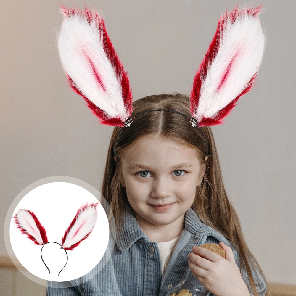 Simulated Plush Animal Ear Hair Band Rabbit Ear Headband Party Decorative Headband