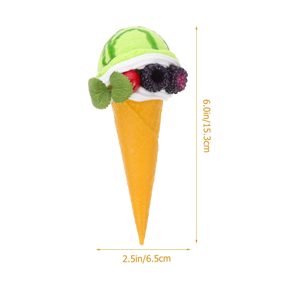 Artifical Ice Cream Model Simulated Ice Cream Model Ice Cream Cone Prop Artificial Ice Cream Toy