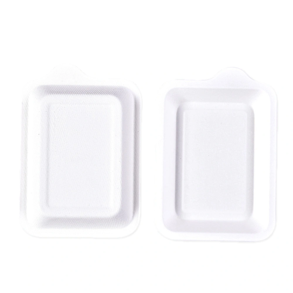 100pcs Disposable Paper Plates White Paper Dish Appetizer Dessert Plates