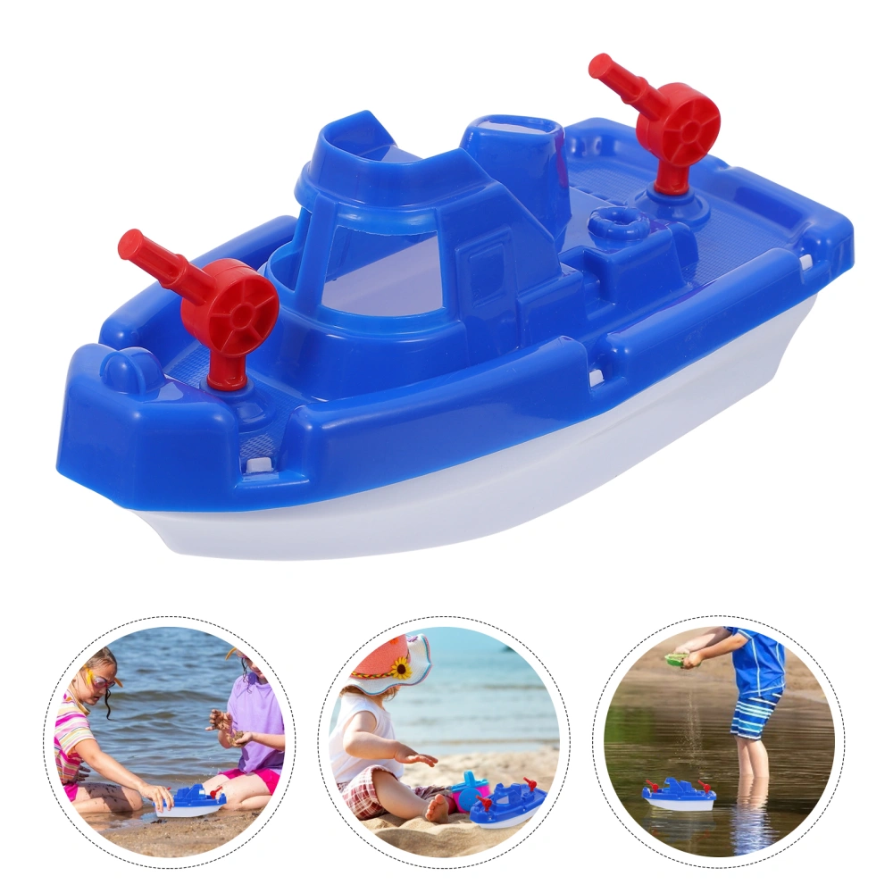 1pc Toddler Plastic Race Boat Toys Interesting Kids Shower Bathing Toys