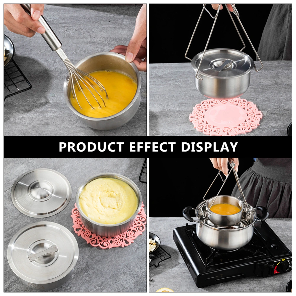 Stainless Steel Steamed Egg Bowl Useful Egg Cooker Microwave Safe Bowl