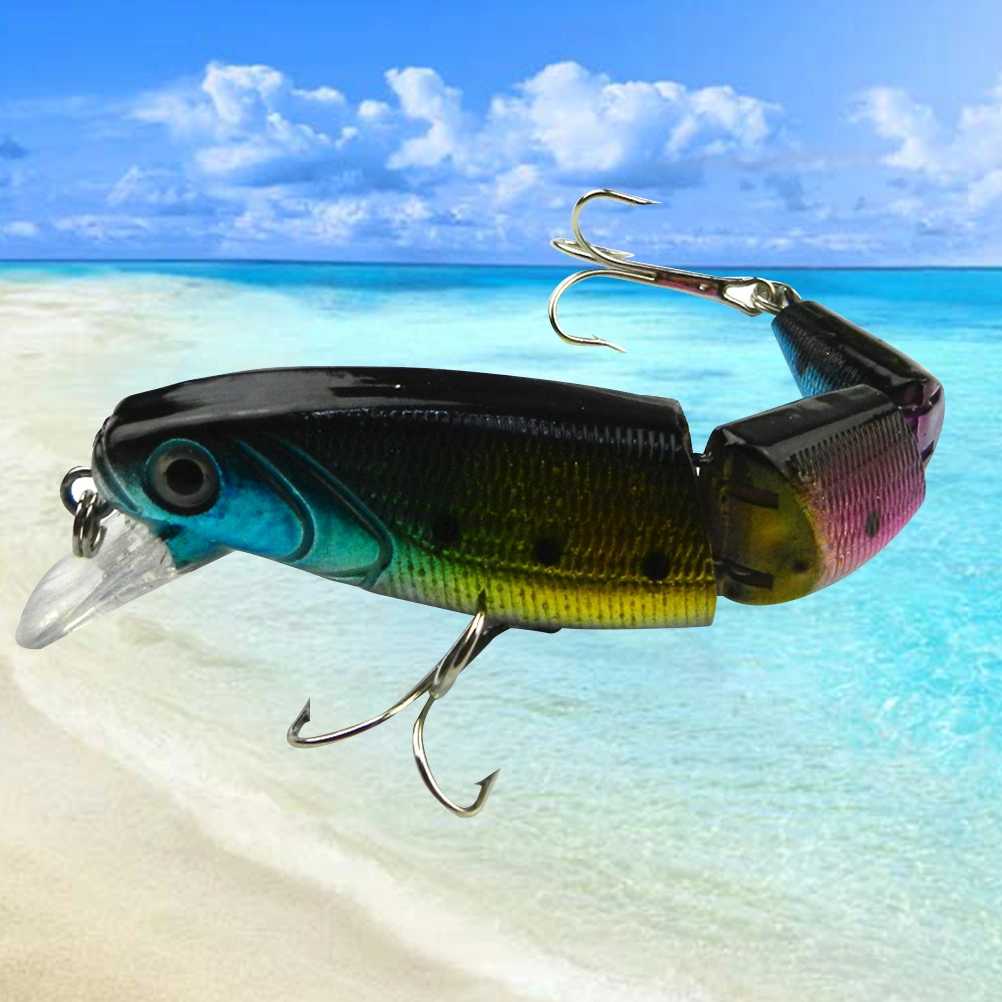 Swimbait Fishing Lures Multi Jointed Artificial Crankbait Fishing Tackle Tool (8#)