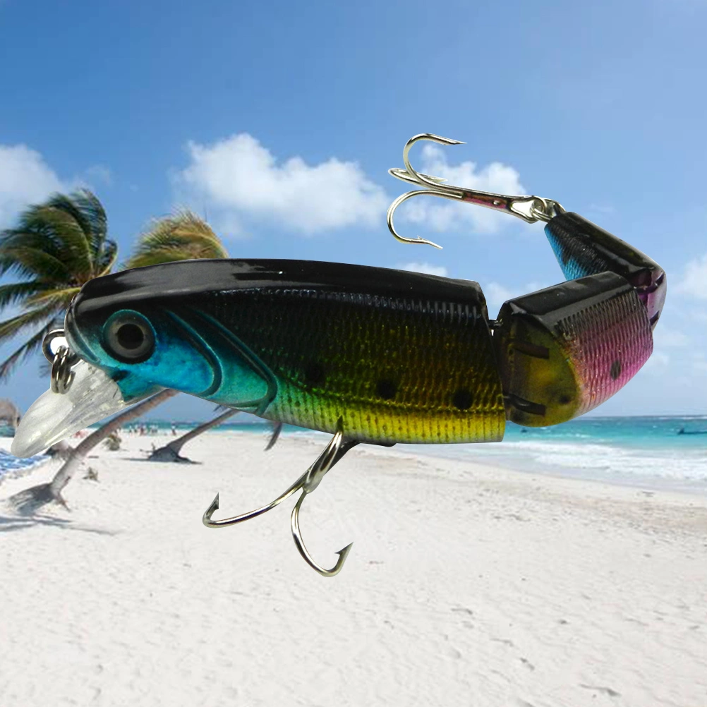 Swimbait Fishing Lures Multi Jointed Artificial Crankbait Fishing Tackle Tool (8#)