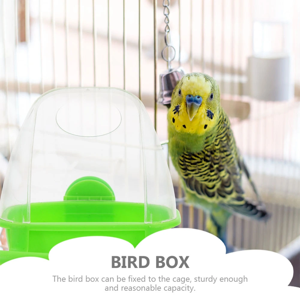 2Pcs Professional Parrot Feeders Convenient Bird Food Bowls Wear-resistant Bird Cage Feeders