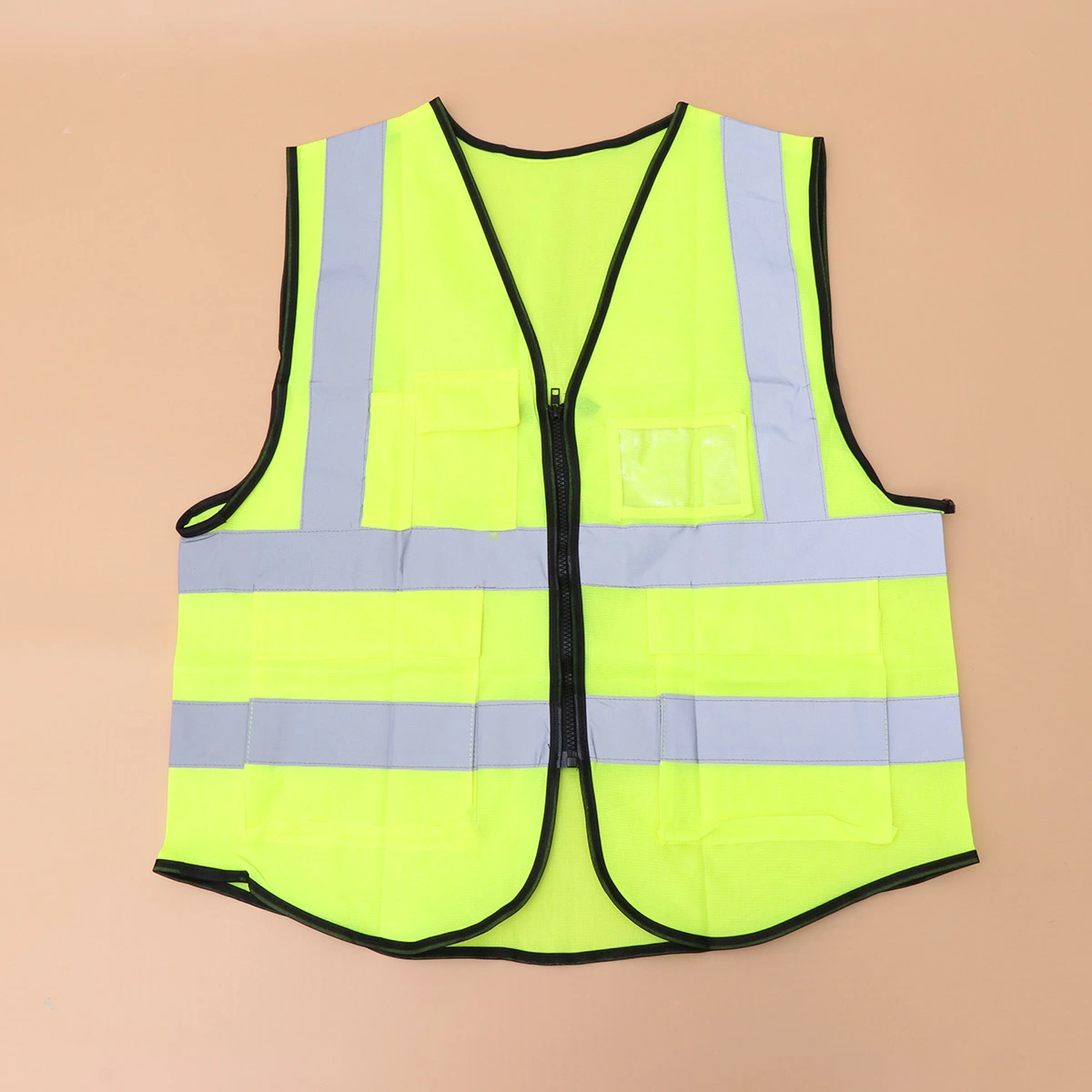 High Visibility Industrial Safety Vest Reflective Hi Vis Vest with Reflective Stripes Green
