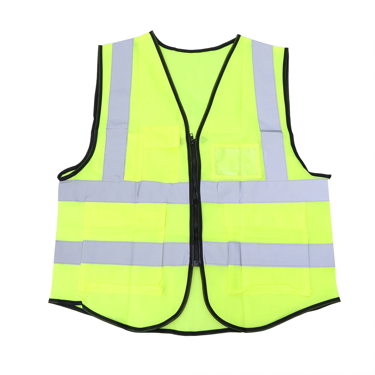 High Visibility Industrial Safety Vest Reflective Hi Vis Vest with Reflective Stripes Green