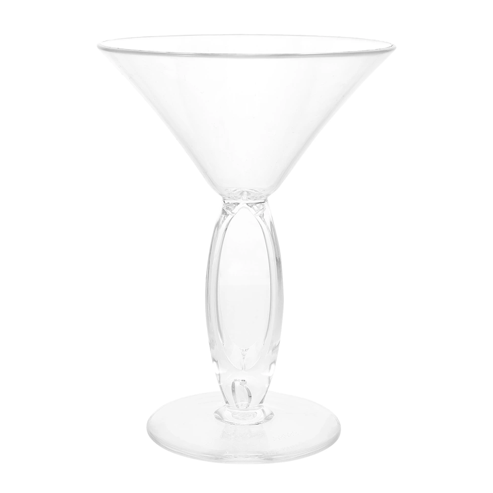 1Pc Cocktail Glass Unique Whiskey Glass Acrylic Water Cup Clear Champagne Glass