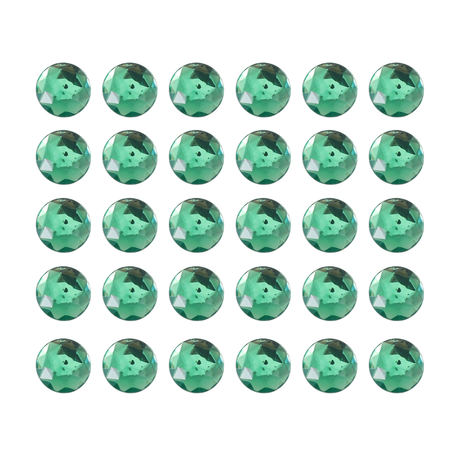 50Pcs DIY Craft Diamonds Clothing Round Diamond Ornament Decorative Acrylic Diamond