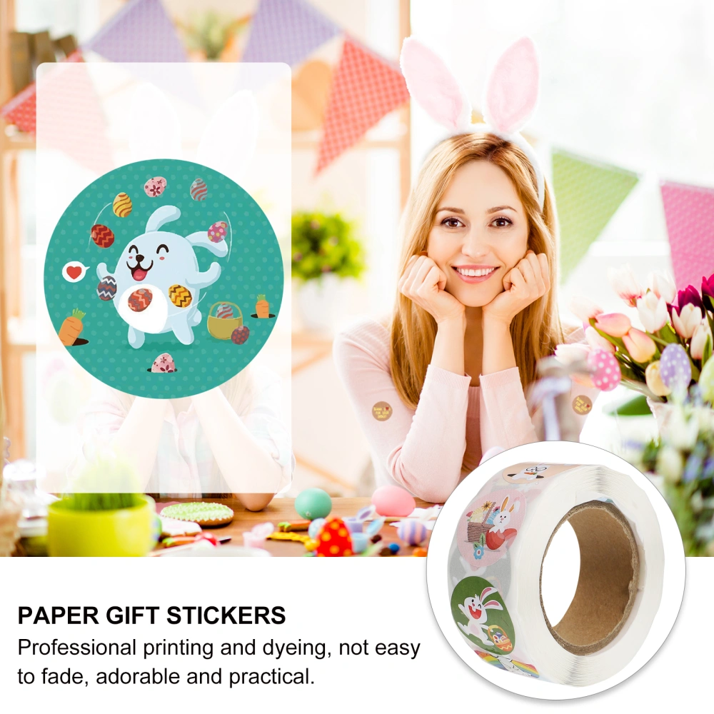 500 Pcs 1 Roll Paper Craft Stickers Gift Stickers Adorable Candy Bag Stickers