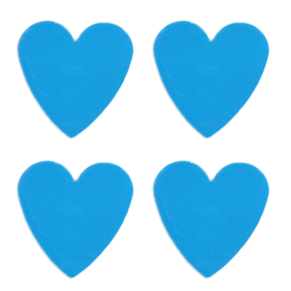 12PCS 30 x 2.2 mm Lovely Color Heart Magnetic Stickers Fridge Magnets Board Stickers Children Toys(Light Blue)