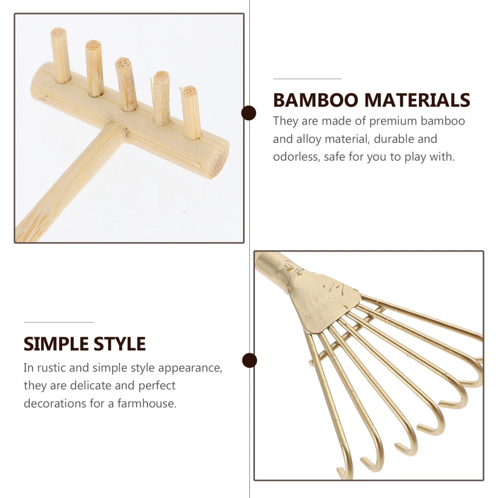 10Pcs Bamboo Sand Zen Garden Rakes Desktop Meditation Rakes Zen Garden Tool Kit